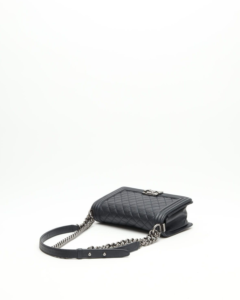 Chanel New Medium Caviar Boy Bag