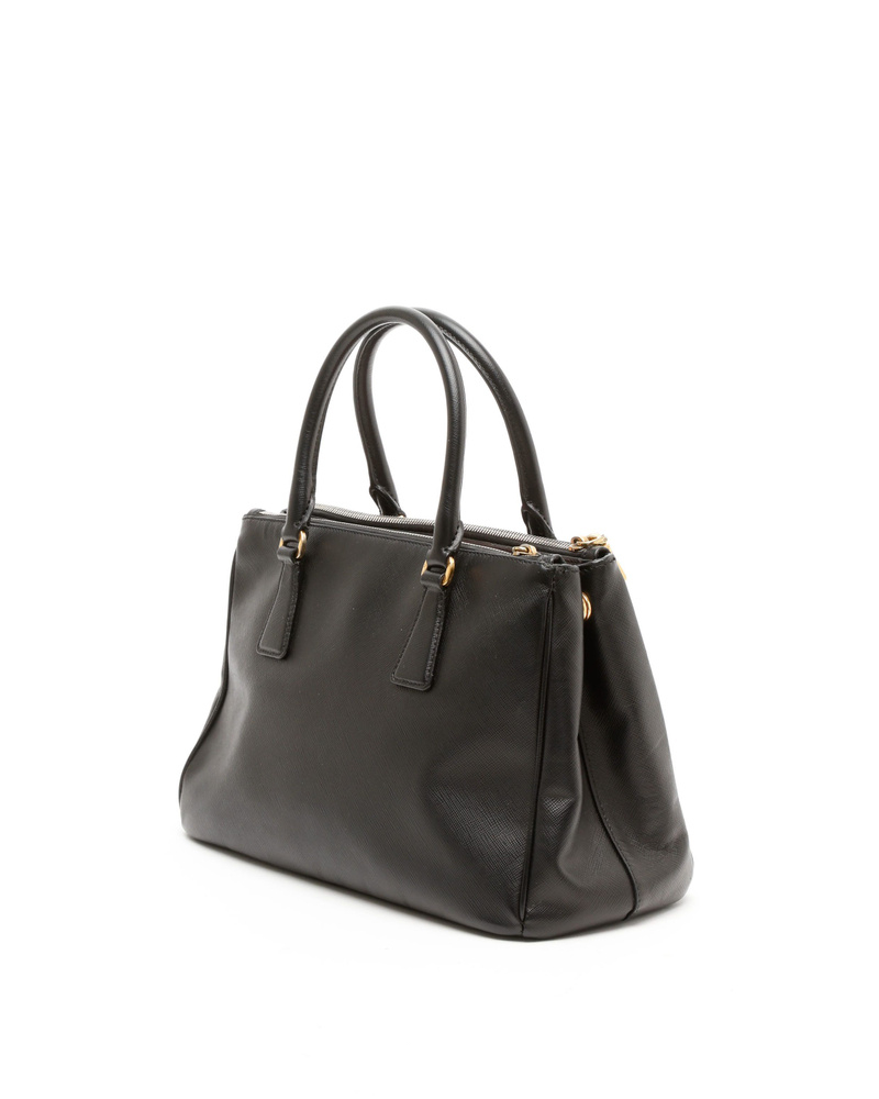 Prada Saffiano Lux Galleria Double Zip Bag