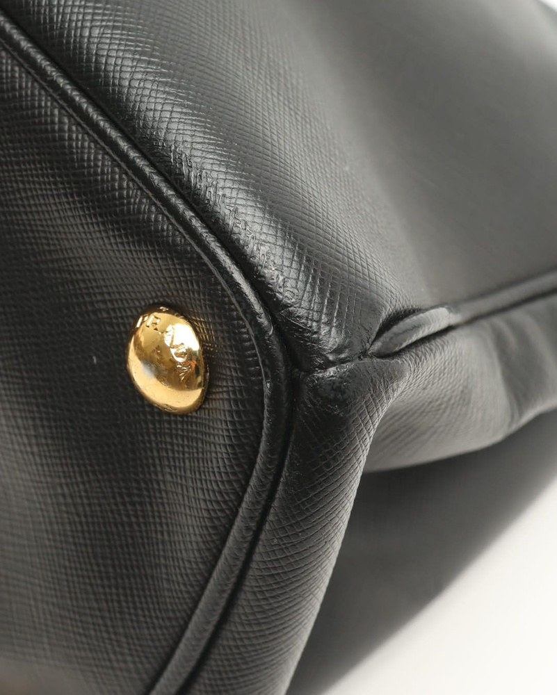 Prada Saffiano Lux Galleria Double Zip Bag