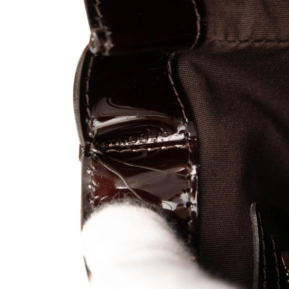 Louis Vuitton B Louis Vuitton Purple Vernis Leather Leather Monogram Vernis Wilshire PM France