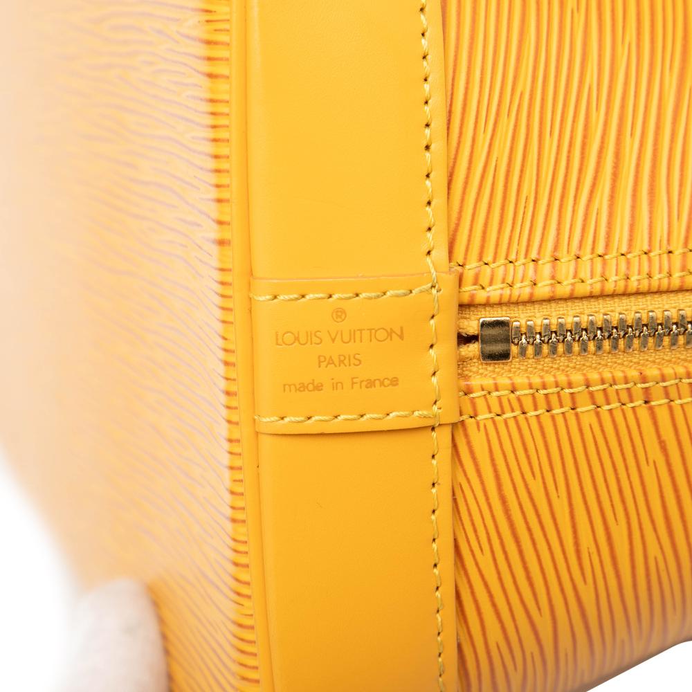 Louis Vuitton B Louis Vuitton Yellow Epi Leather Leather Epi Alma PM France