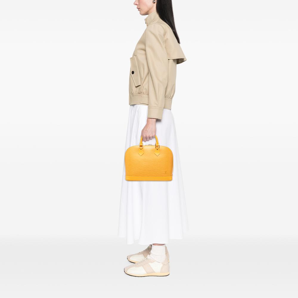 Louis Vuitton B Louis Vuitton Yellow Epi Leather Leather Epi Alma PM France