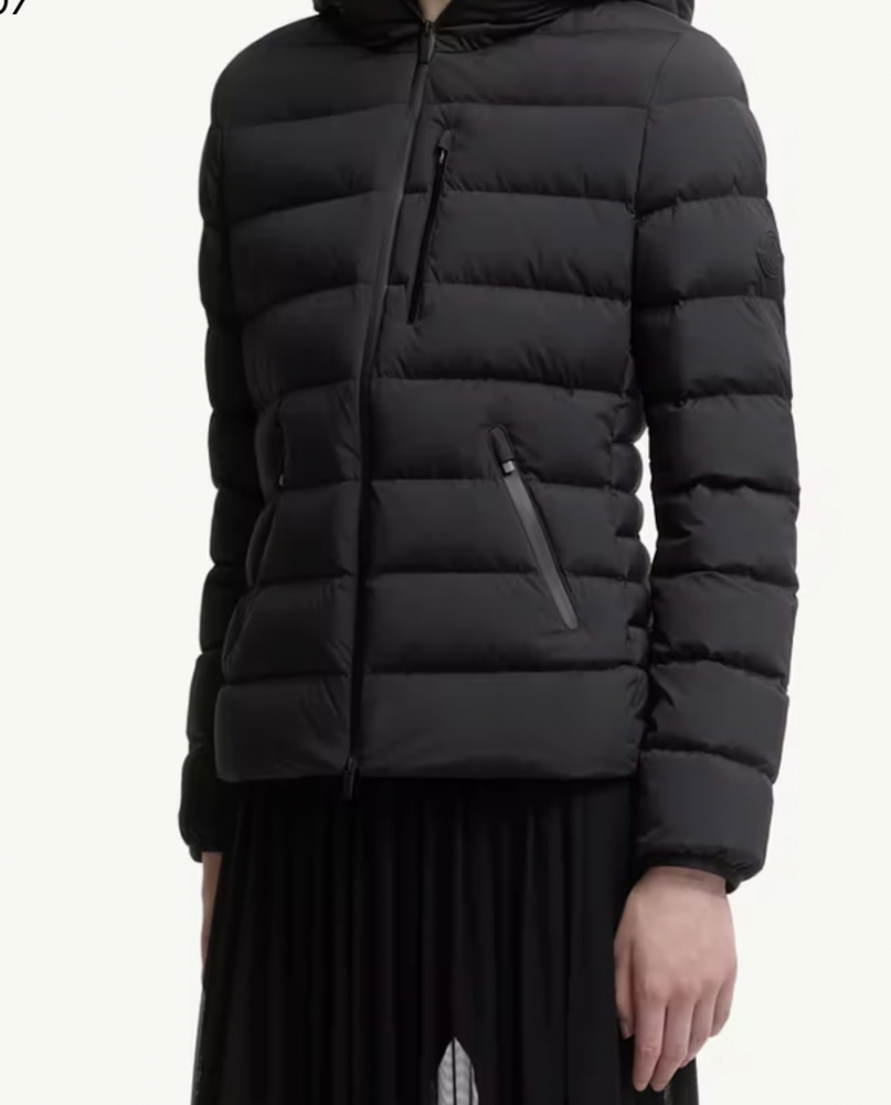 Moncler Herbe Hooded Short Down Jacket