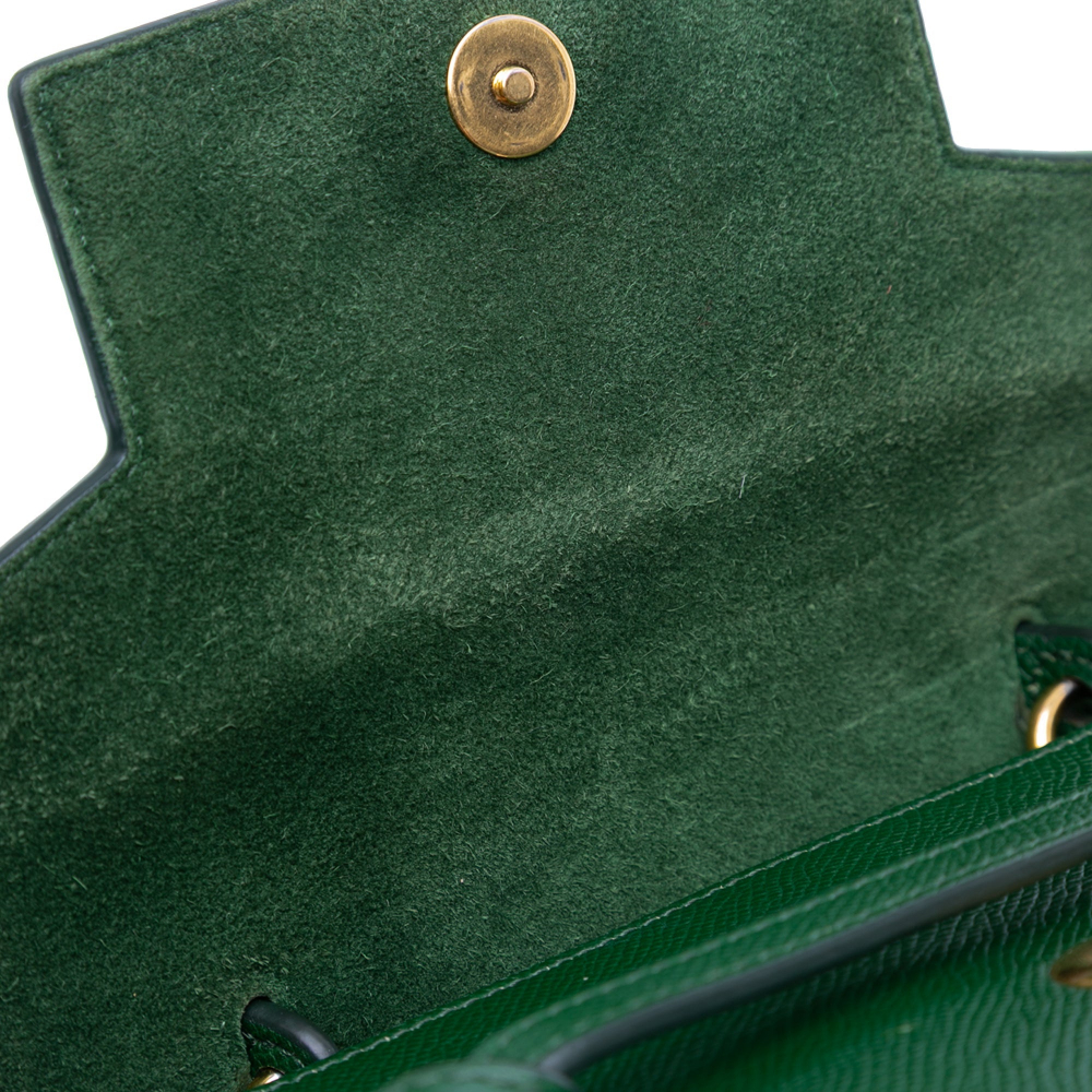 Celine Belt Bag Nano Grained Calfskin Leather Tote Handbag Green