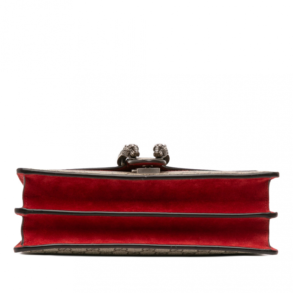 Gucci Dionysus Medium Canvas Flap Handbag GG Supreme