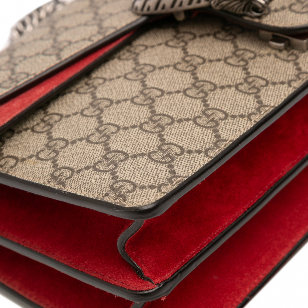 Gucci Dionysus Medium Canvas Flap Handbag GG Supreme