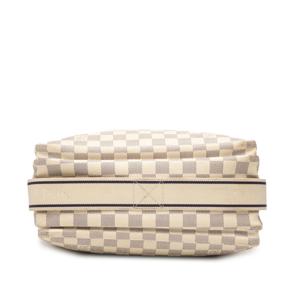 Louis Vuitton B Louis Vuitton White Damier Canvas Fabric Damier Azur Naviglio France