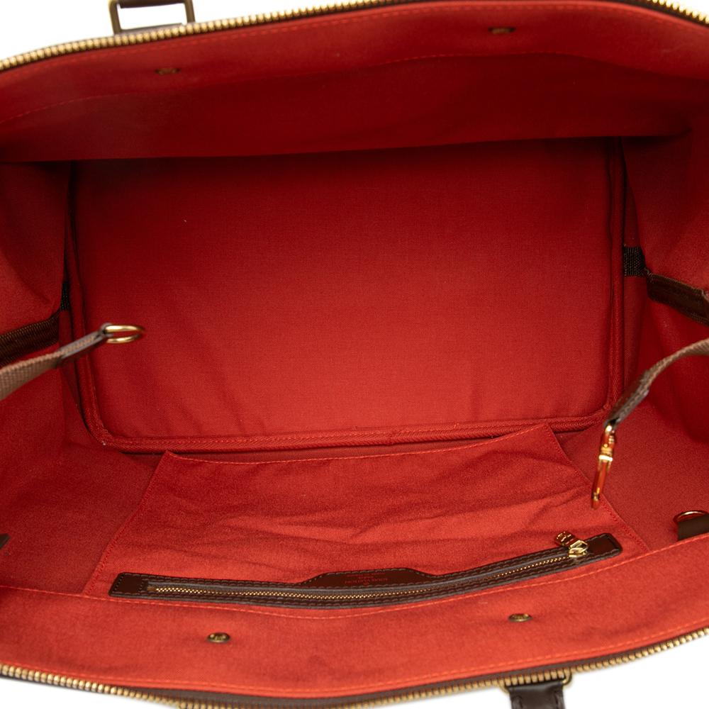 Louis Vuitton B Louis Vuitton Brown Damier Canvas Fabric Damier Ebene Greenwich PM France