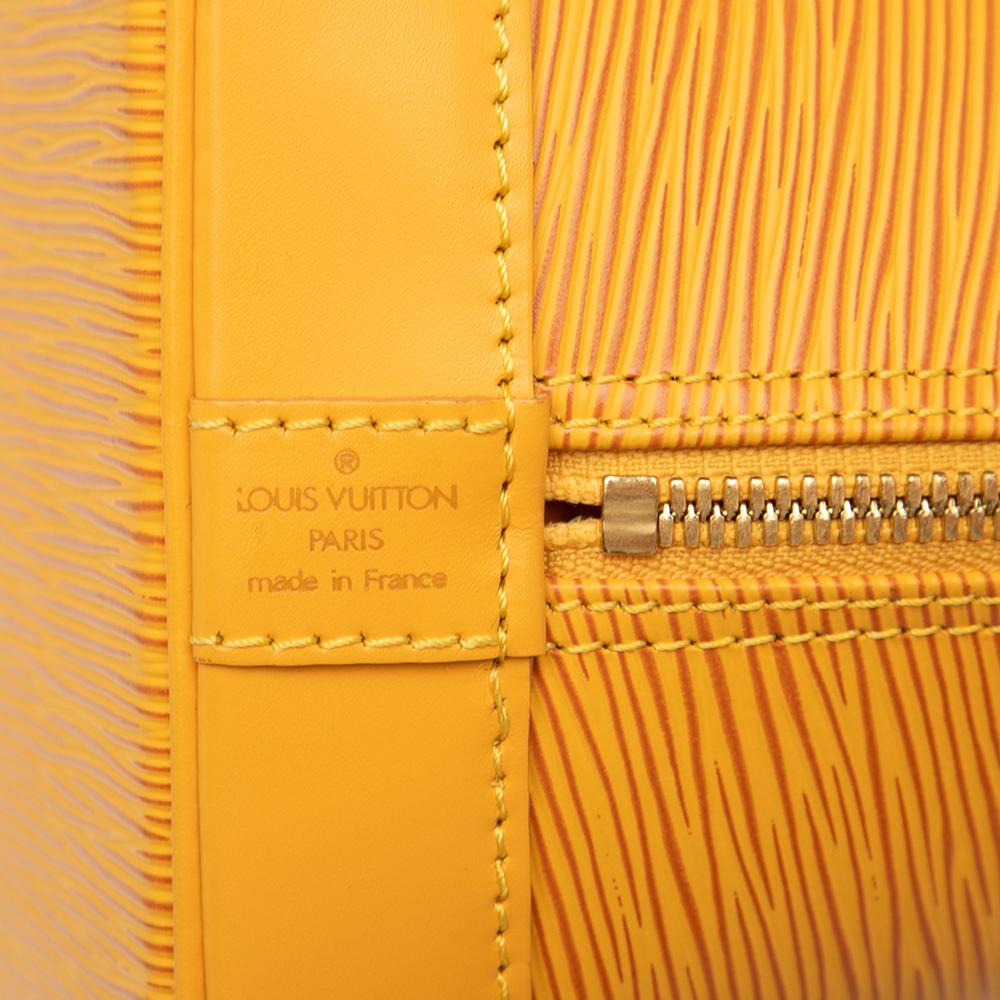 Louis Vuitton AB Louis Vuitton Yellow Epi Leather Leather Epi Alma PM France
