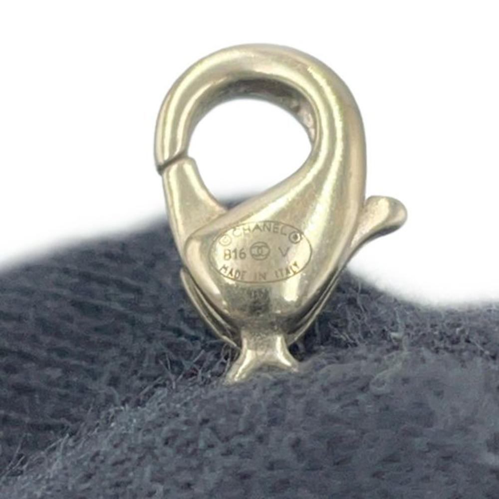 Chanel AB Chanel Gold Gold Plated Metal Faux Pearls and Crystals CC Pendant Necklace Italy