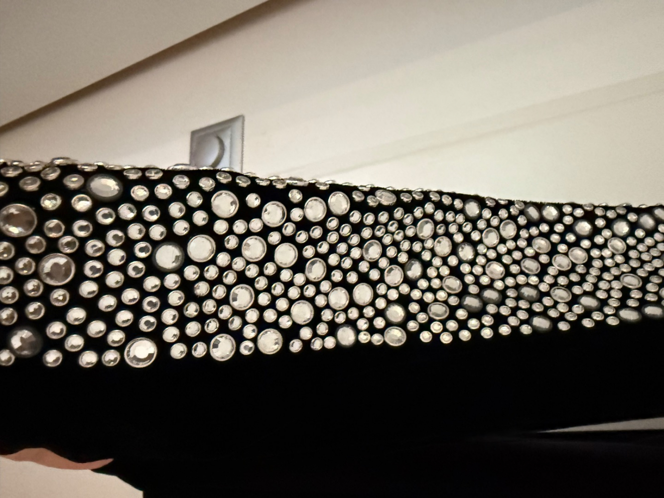 Balmain Magnificent dress in velvet and crystal