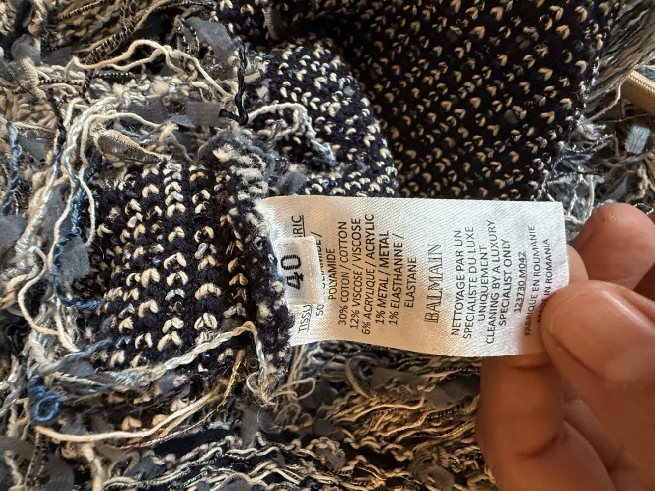 Balmain Tweed dress collection 2023