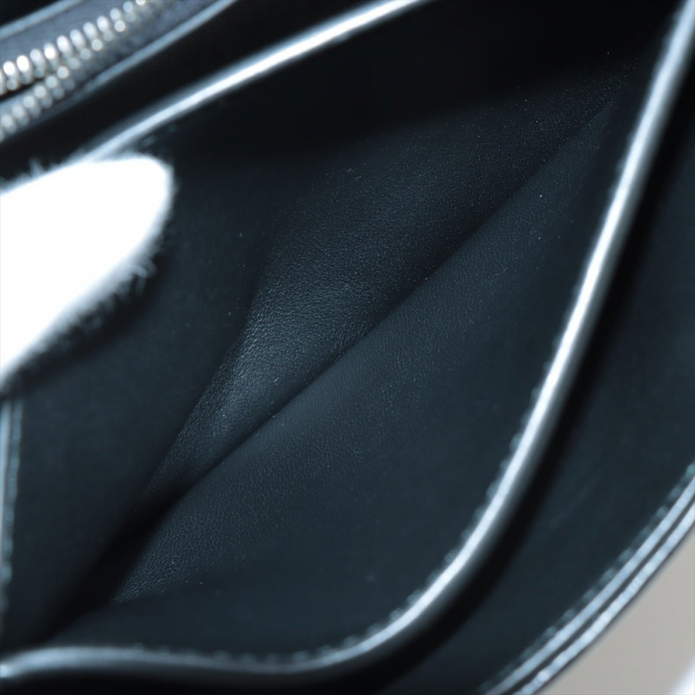 Balenciaga Hourglass Small Leather Chain Flap Bag Black