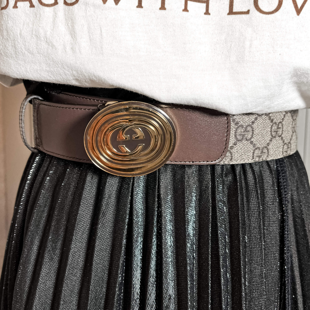 Gucci Medium Belt Canvas 75/30 GG Supreme