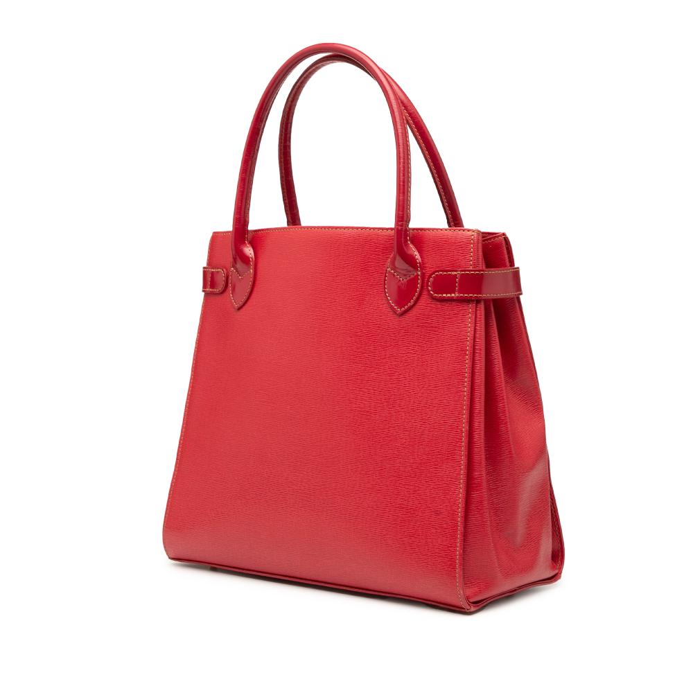 Burberry B Burberry Red Calf Leather Handbag United Kingdom