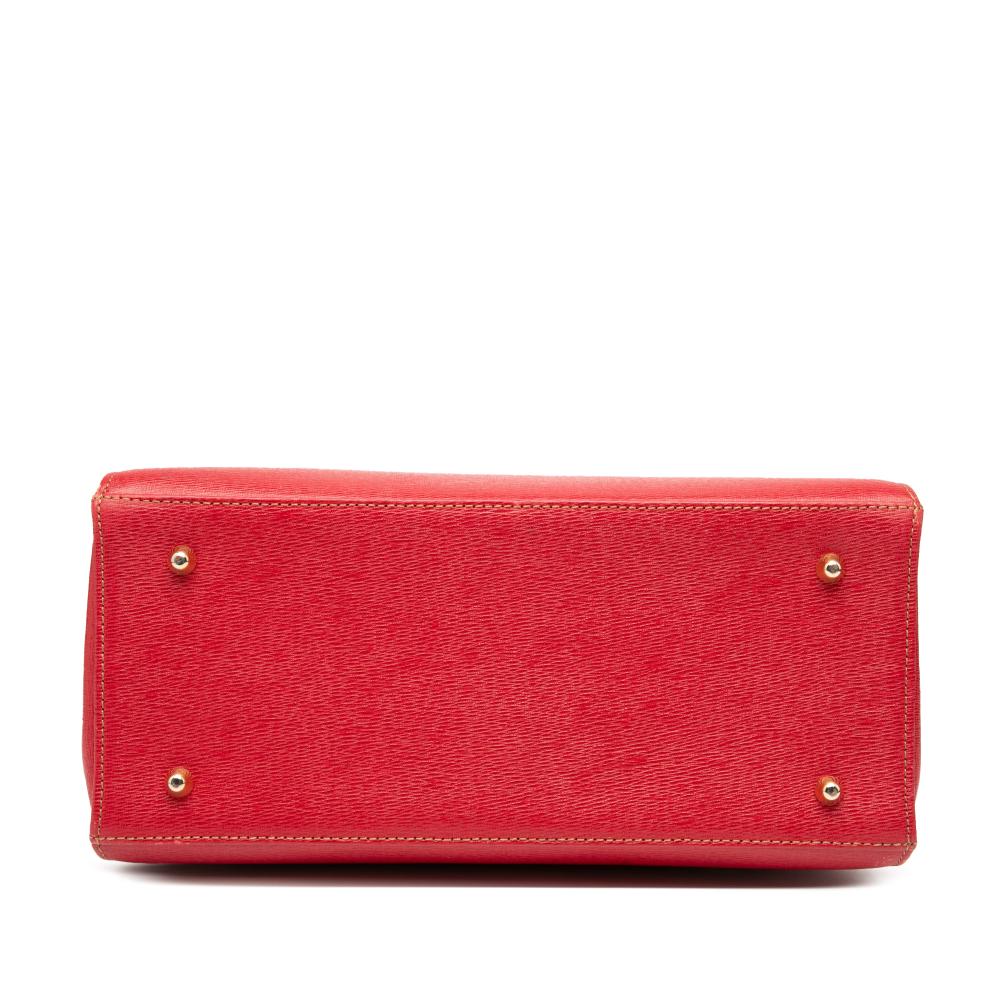 Burberry B Burberry Red Calf Leather Handbag United Kingdom