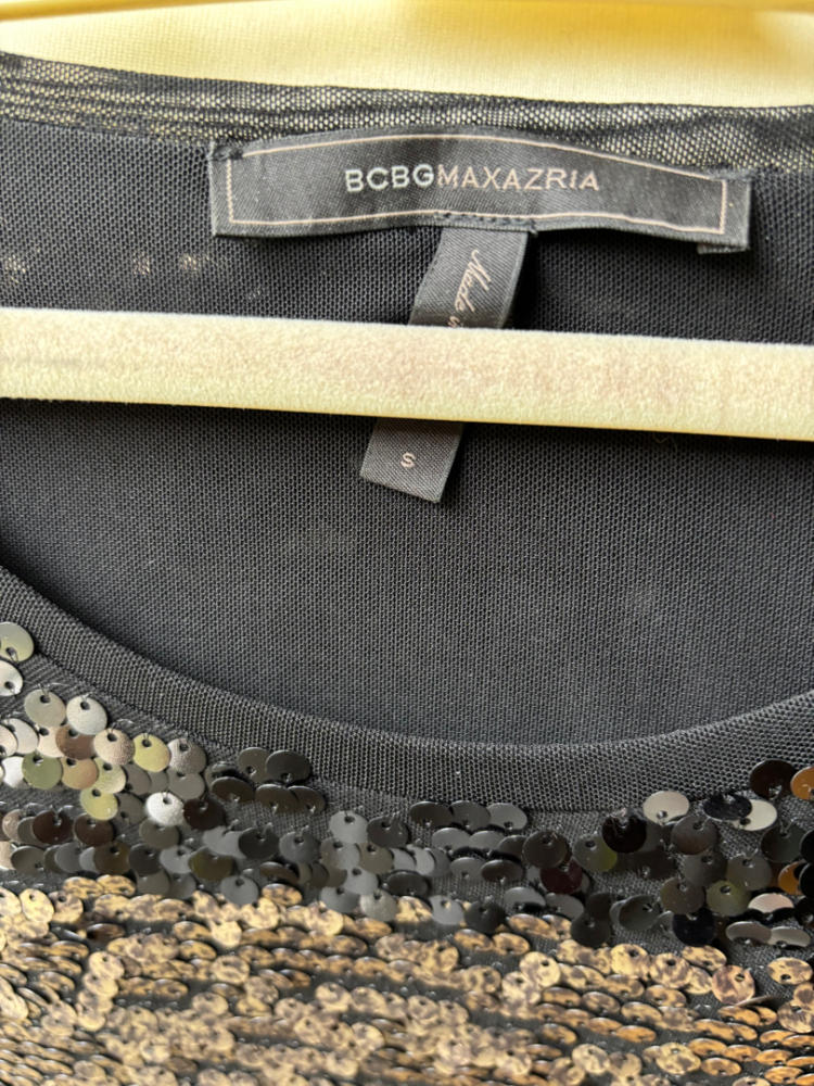 BCBG Max Azria Robe Pailletes