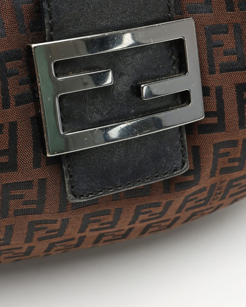 Fendi Zucca Croissant Hobo Bag