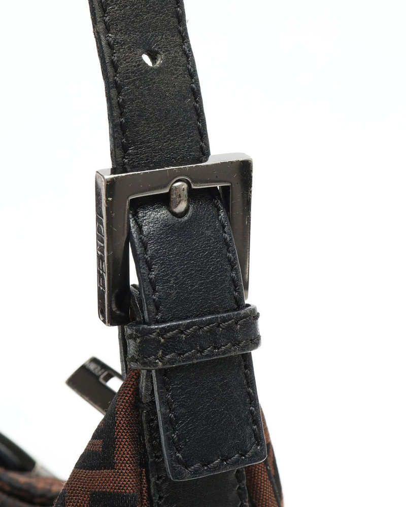 Fendi Zucca Croissant Hobo Bag