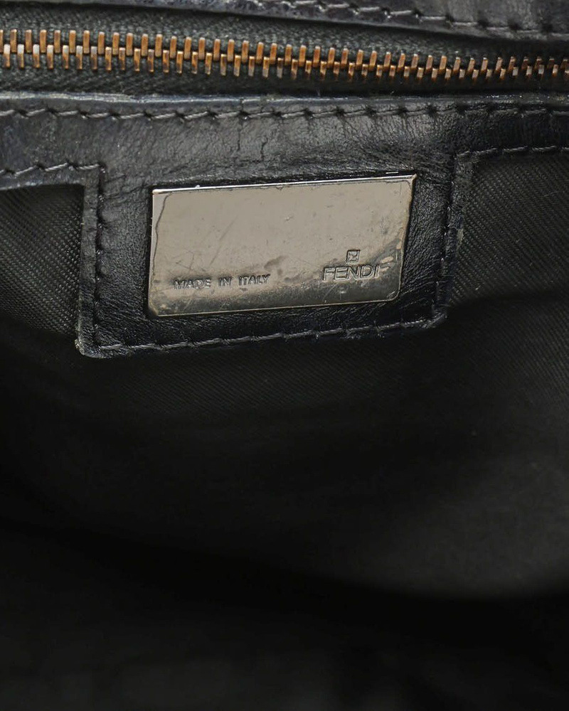 Fendi Zucca Croissant Hobo Bag