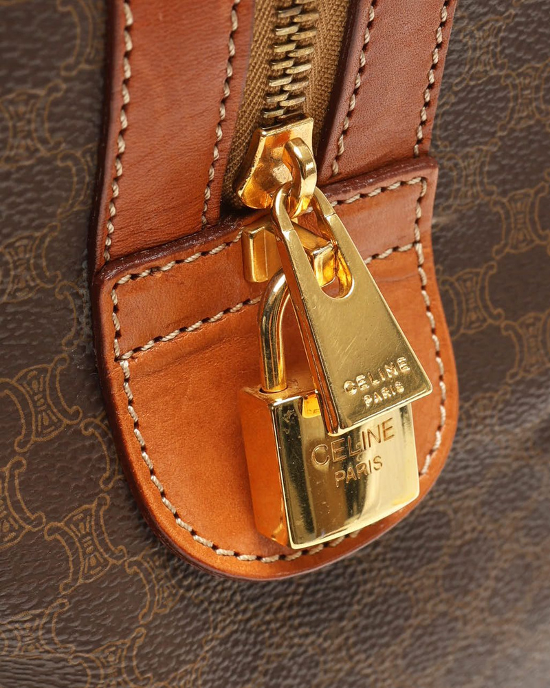 Celine Céline Macadam Boston Bag