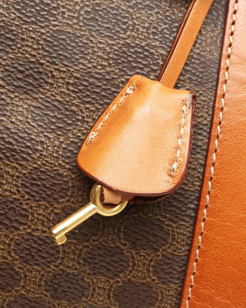 Celine Céline Macadam Boston Bag