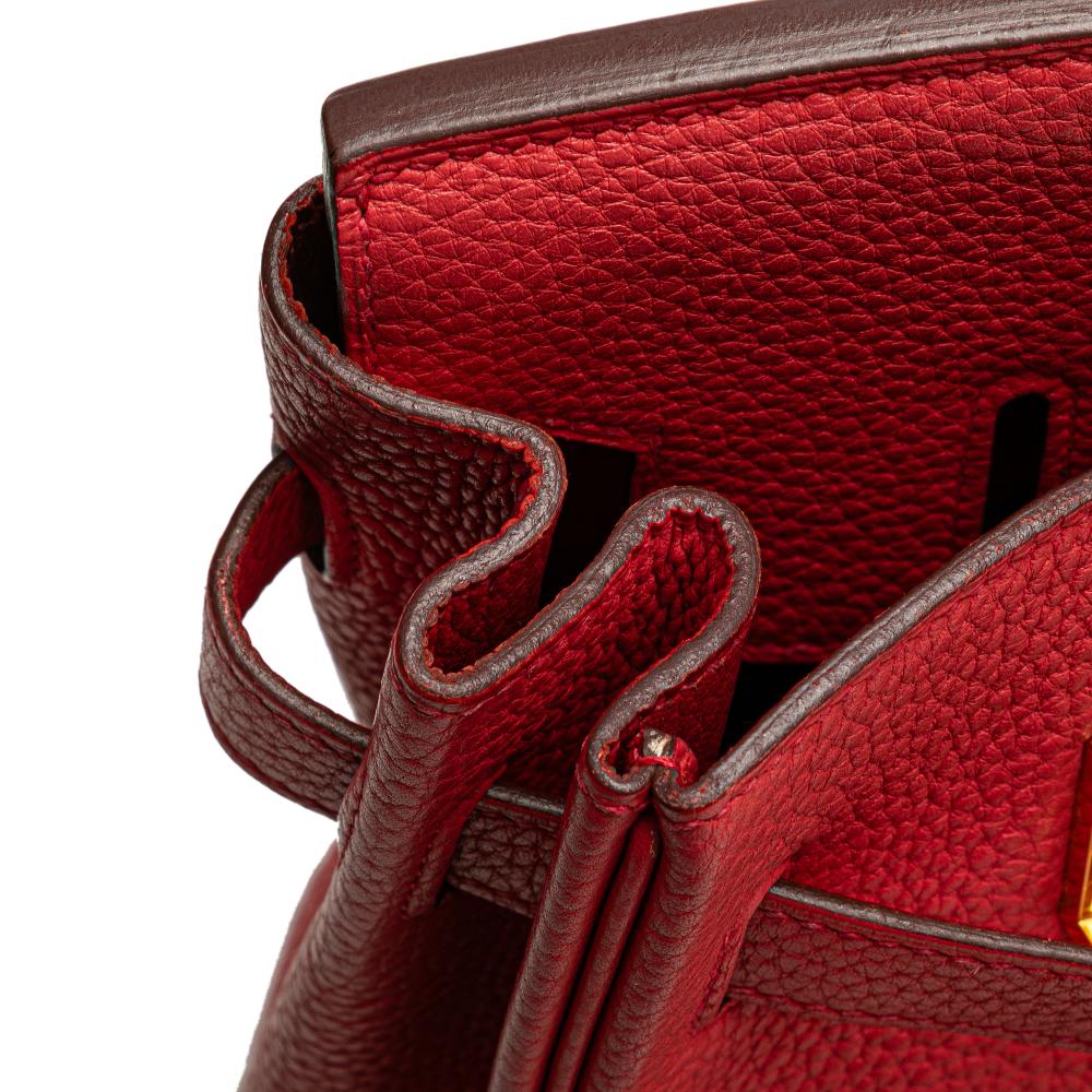 Hermès B Hermès Pink Calf Leather Clemence Birkin Retourne 30 France