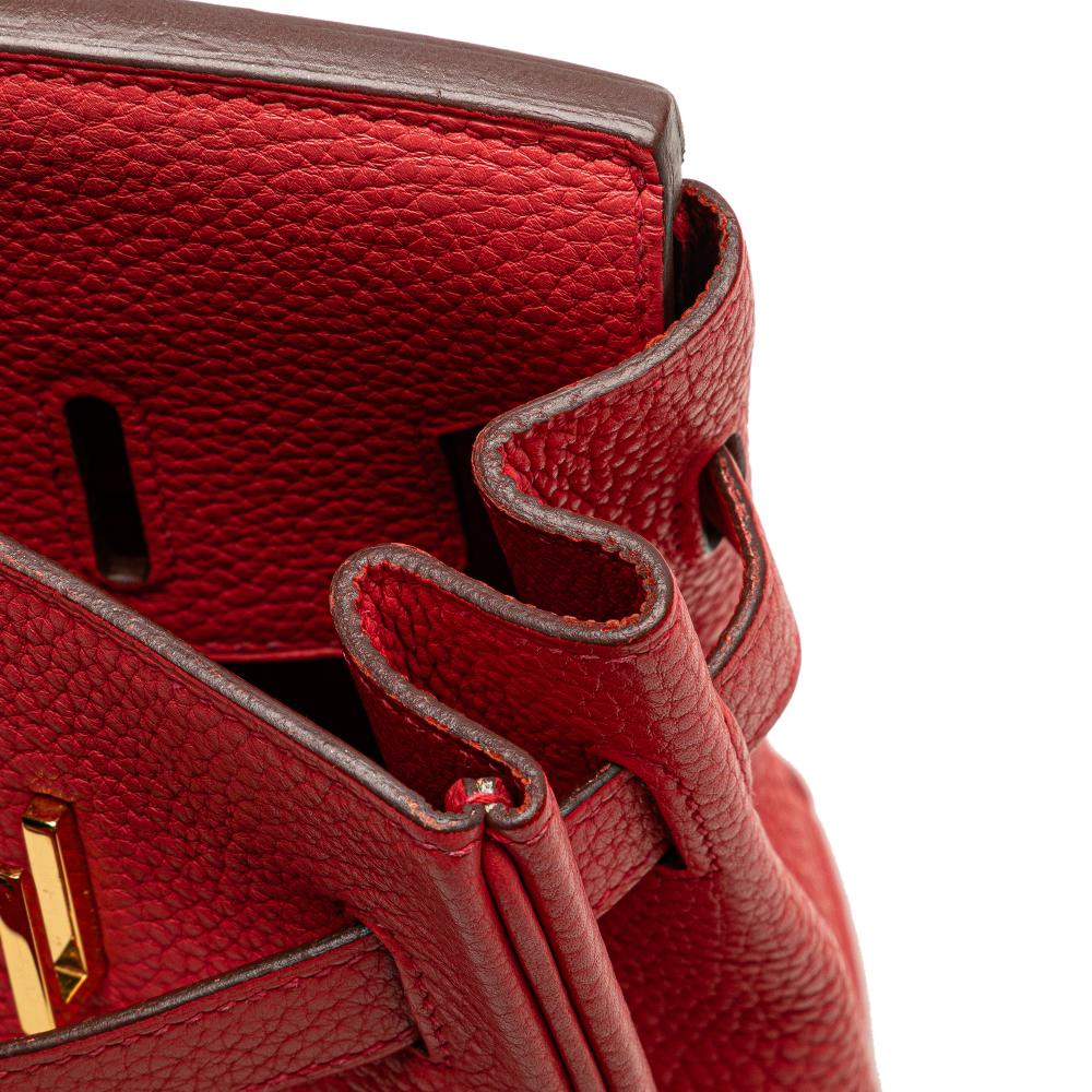 Hermès B Hermès Pink Calf Leather Clemence Birkin Retourne 30 France