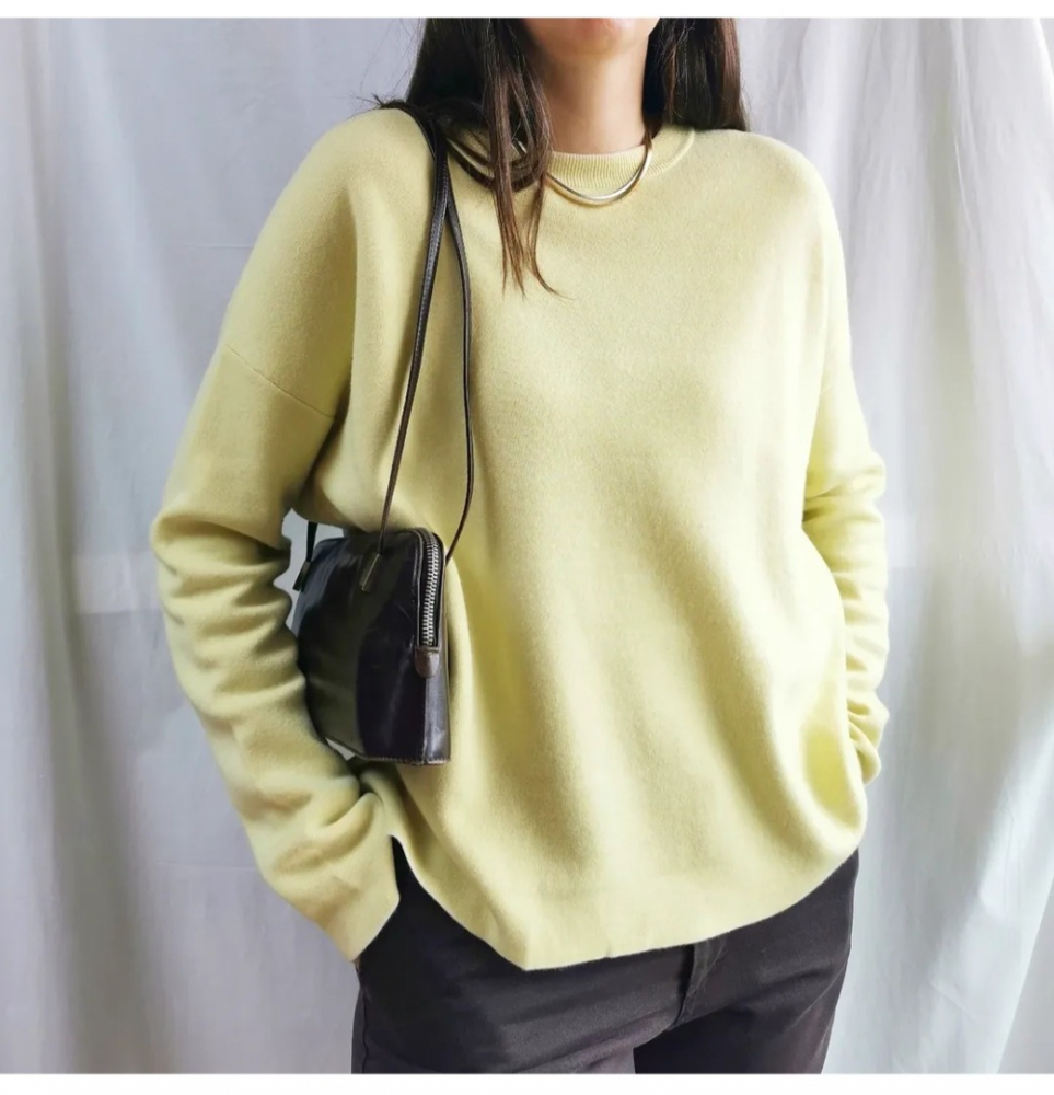 Marc Cain Pastel yellow jumper