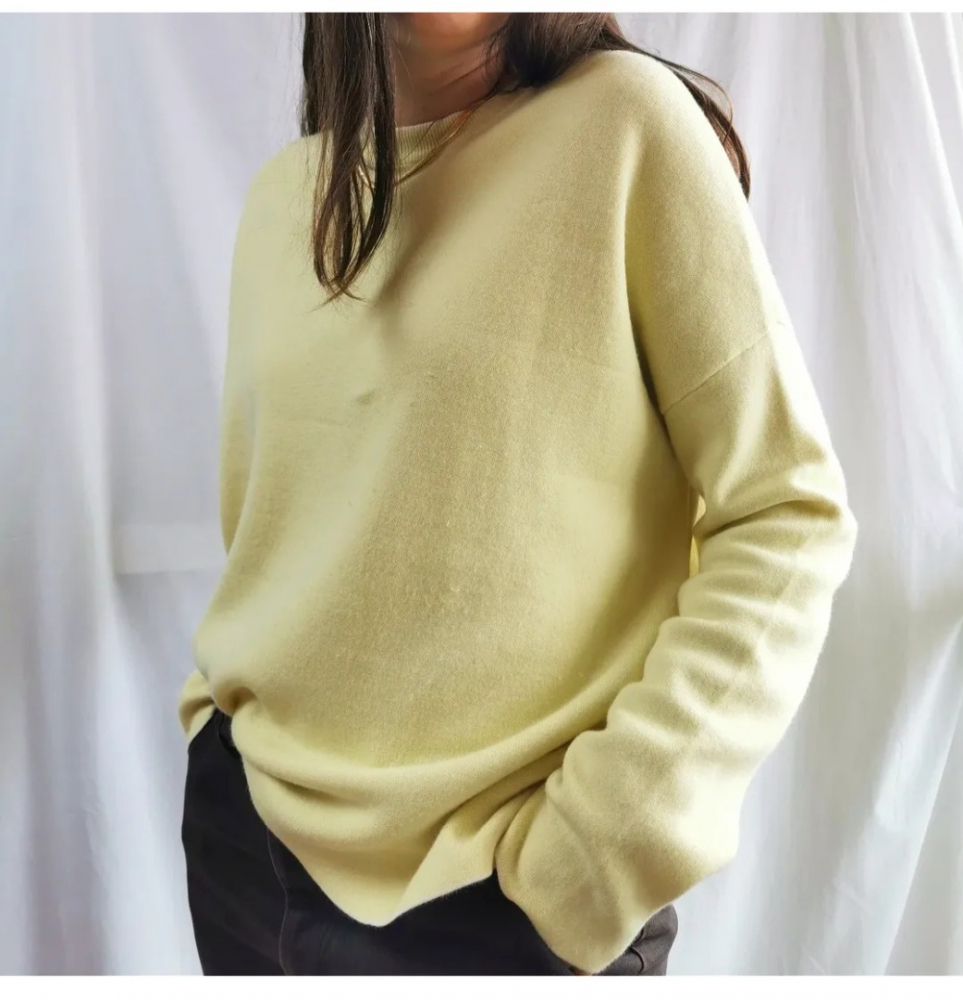Marc Cain Pastel yellow jumper