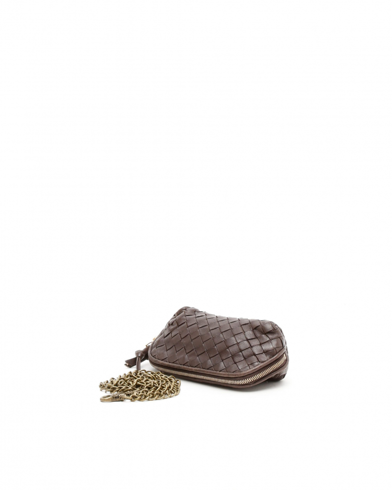 Bottega Veneta Mini Intrecciato Chin Bag