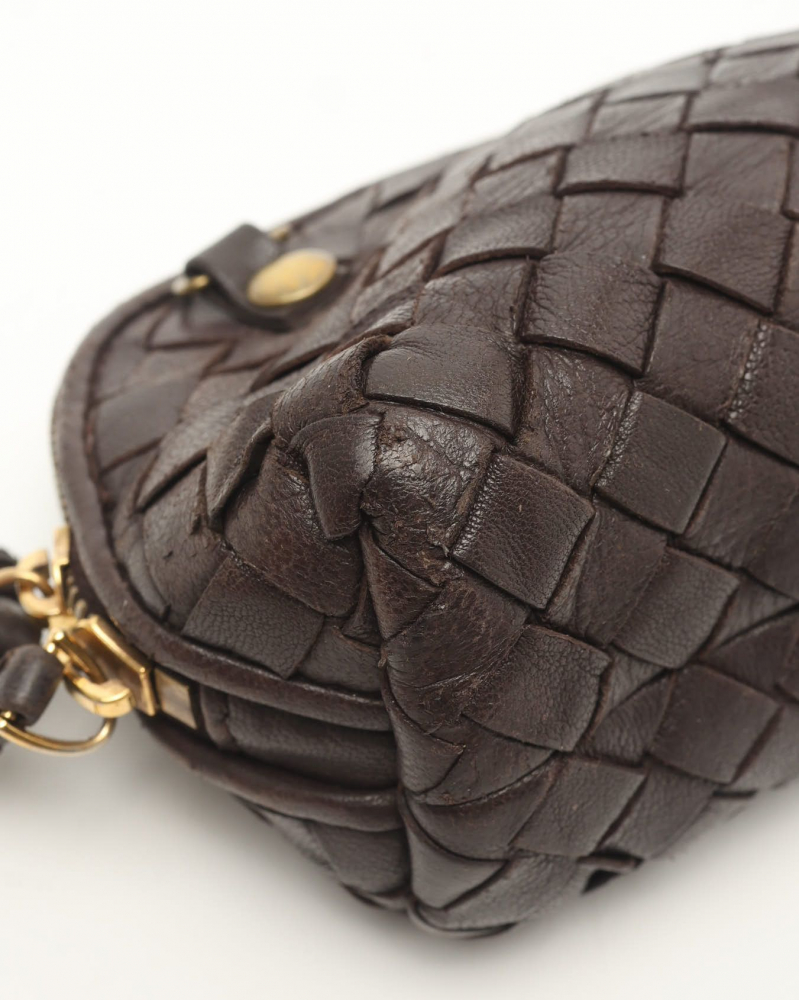 Bottega Veneta Mini Intrecciato Chin Bag