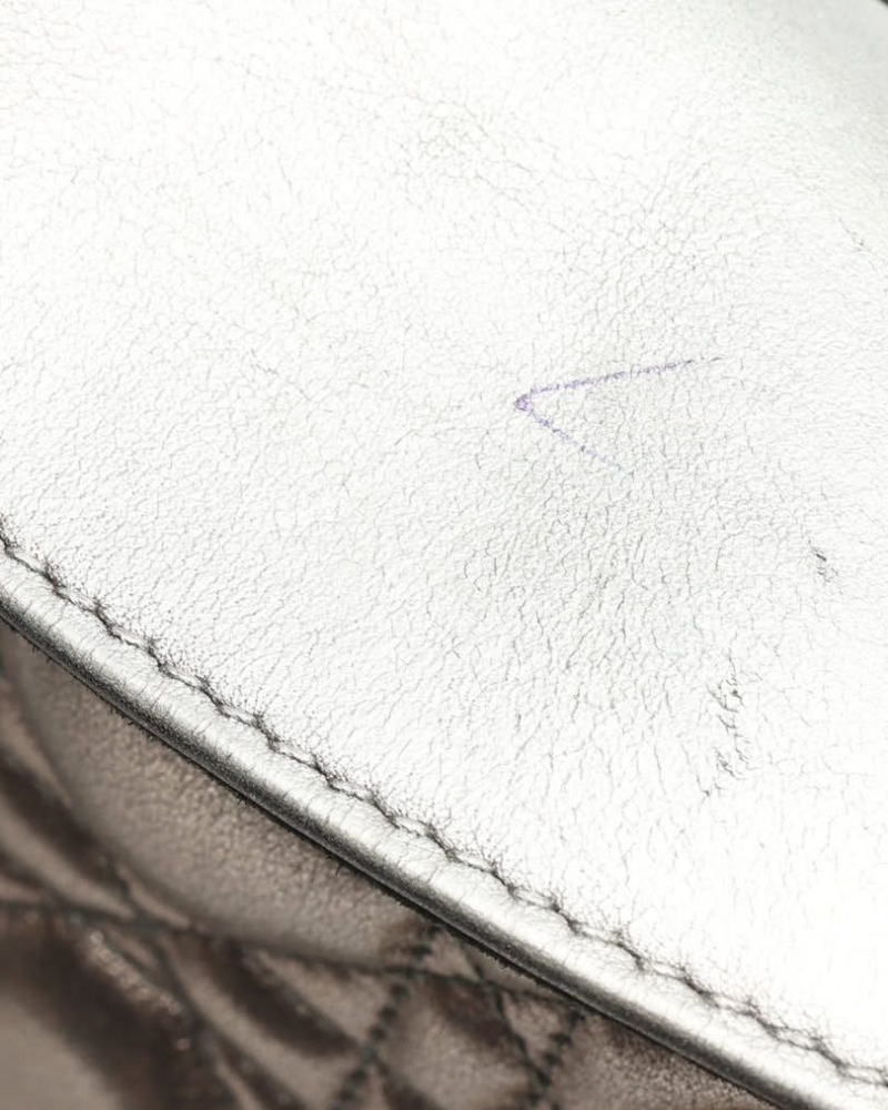 Christian Dior Small Metallic Lady Dior Bag