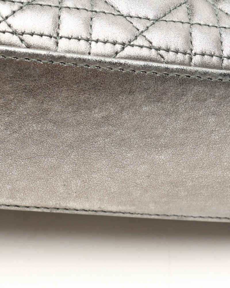 Christian Dior Small Metallic Lady Dior Bag