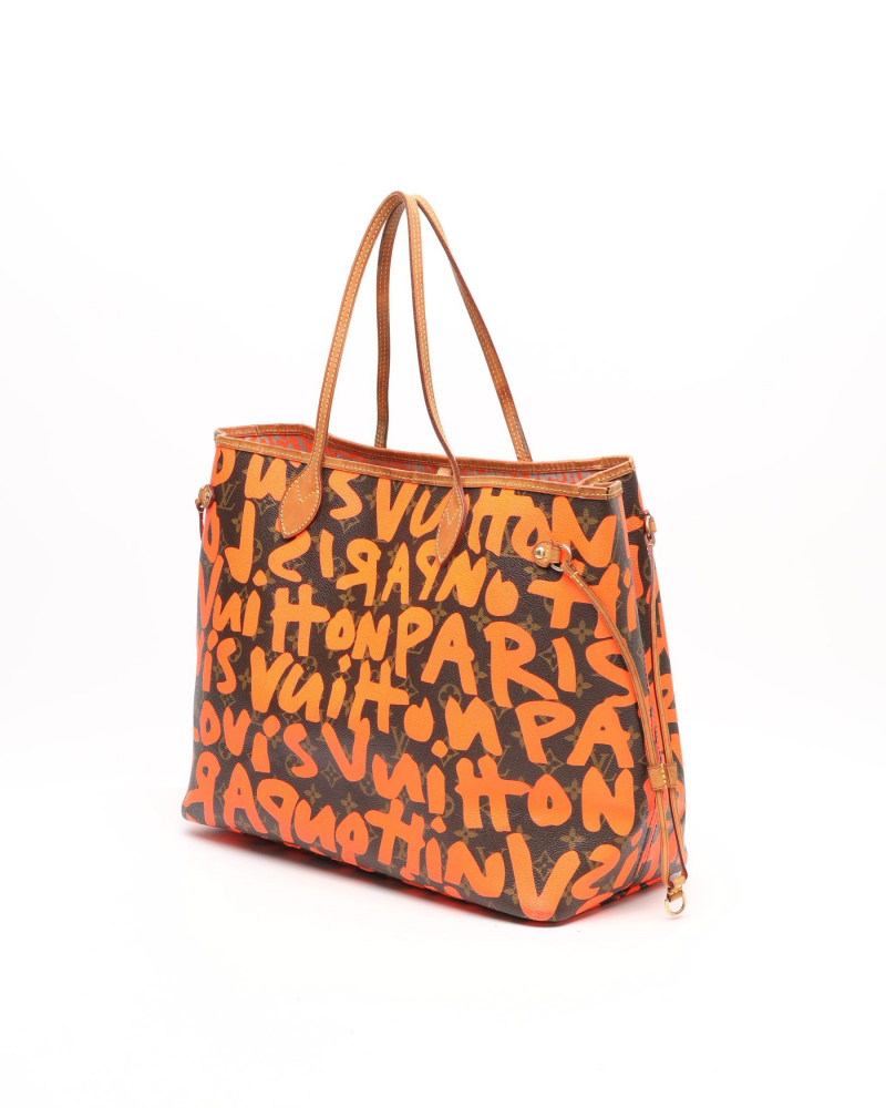Louis Vuitton Monogram Graffiti Neverfull GM Tote