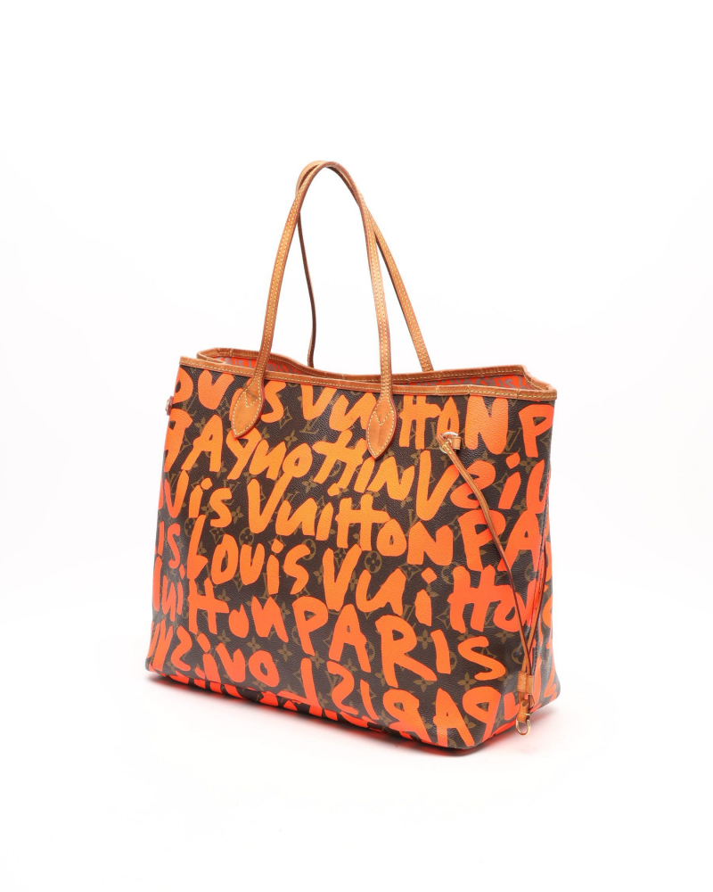 Louis Vuitton Monogram Graffiti Neverfull GM Tote