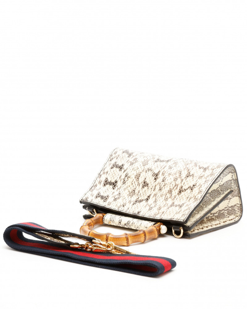 Gucci Nymphea Bamboo Handbag