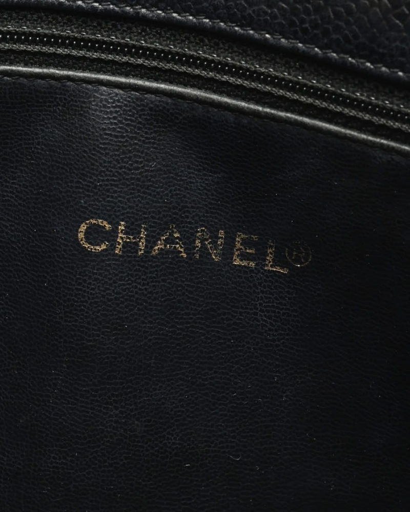 Chanel CC Caviar Chain Tote Bag