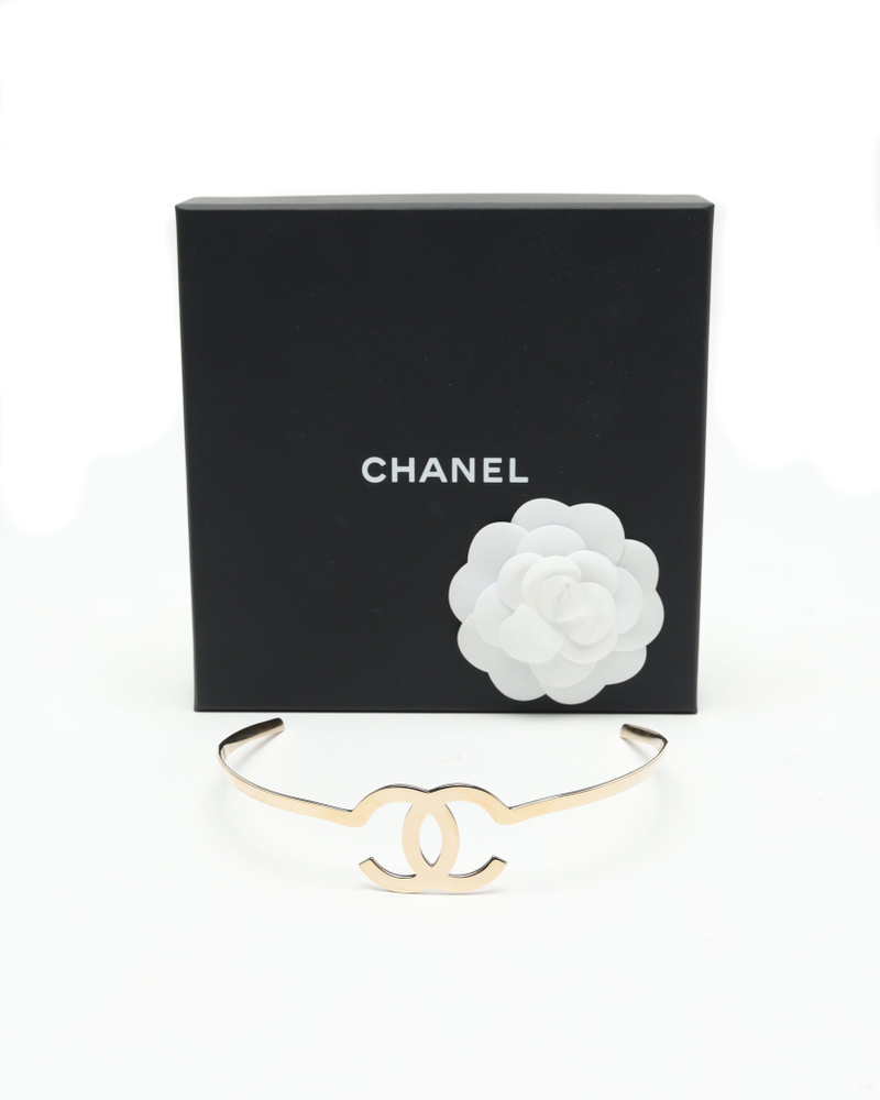 Chanel Metal CC Headband
