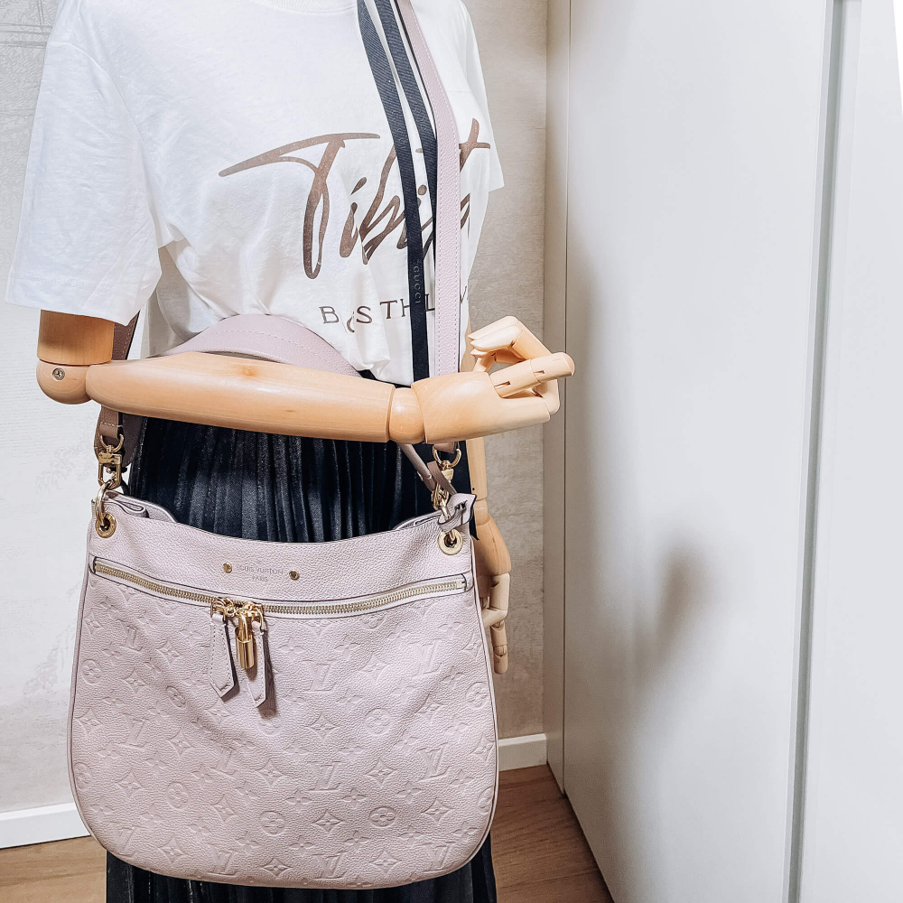 Louis Vuitton Spontini NM Empreinte Leather Taupe Hobo