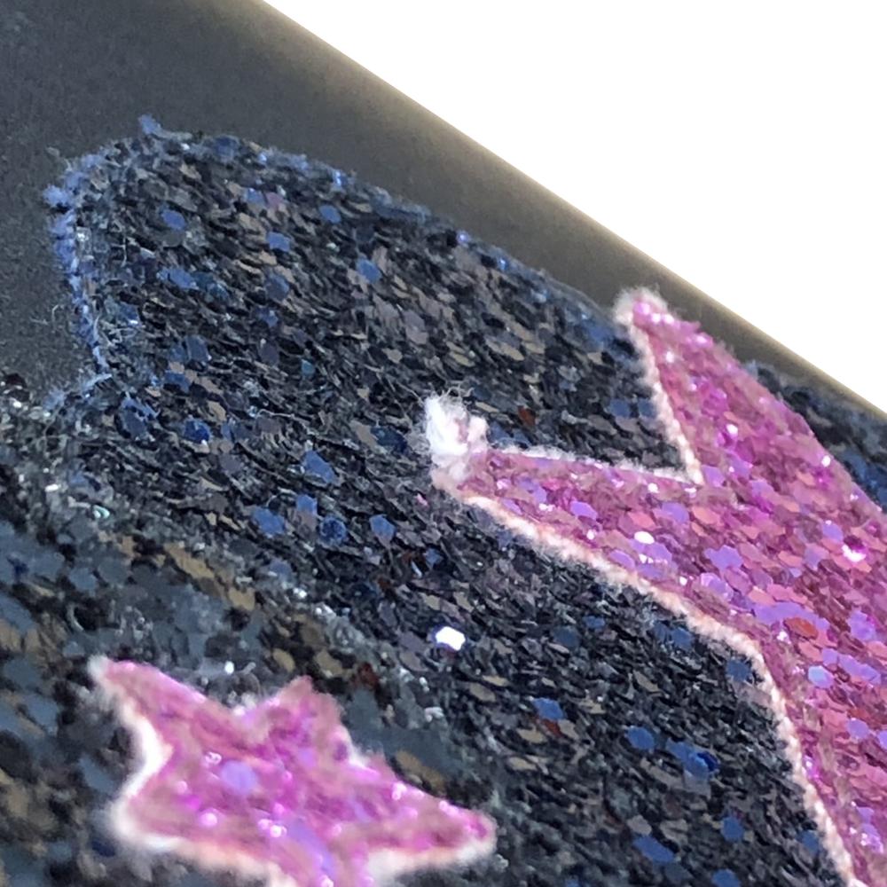 Saint Laurent Black Calfskin Cloud Star Applique Classic Monogram Kate Tassel Wallet on Chain Italy