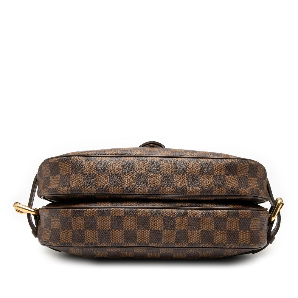 Louis Vuitton B Louis Vuitton Brown Damier Canvas Fabric Damier Ebene Highbury France