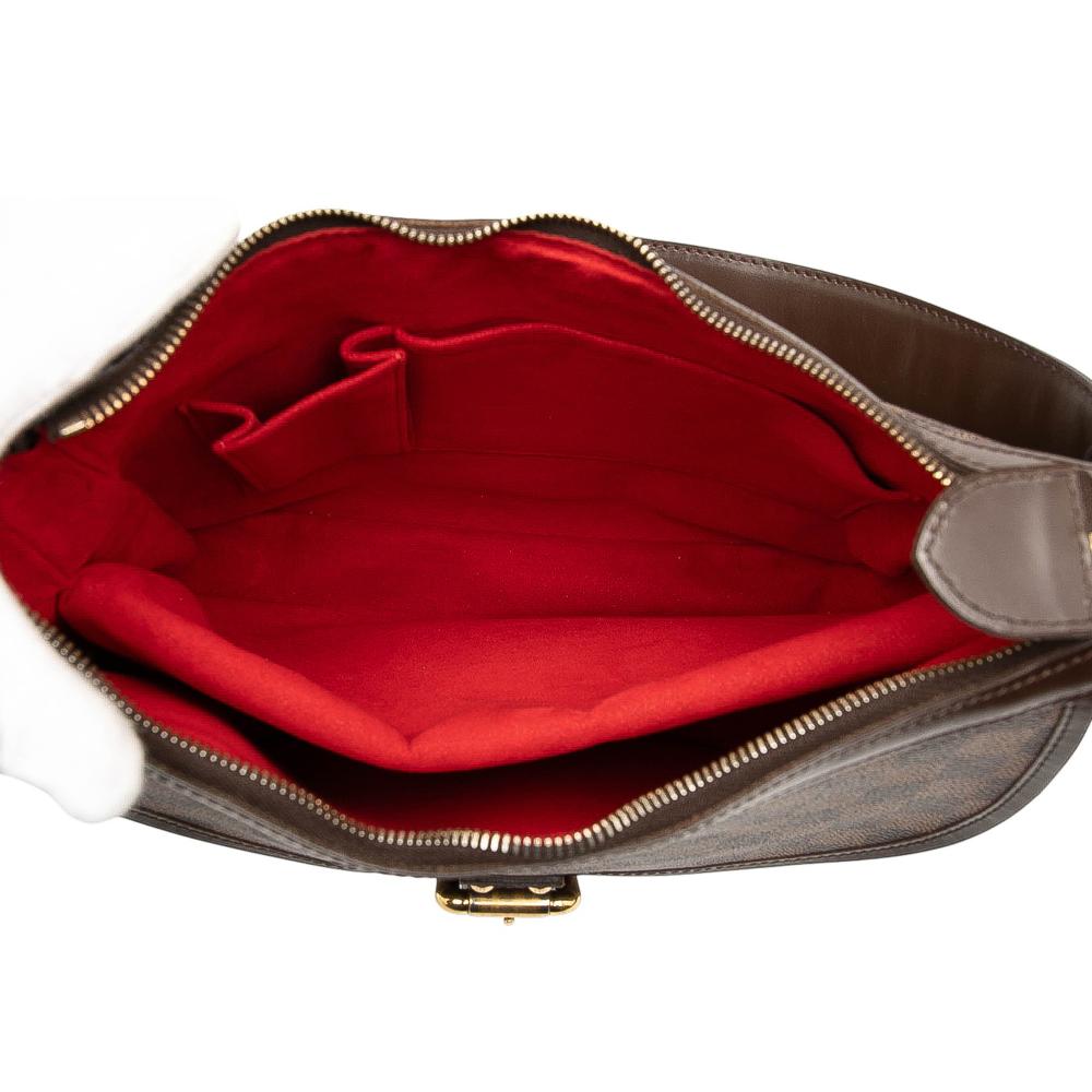 Louis Vuitton B Louis Vuitton Brown Damier Canvas Fabric Damier Ebene Highbury France