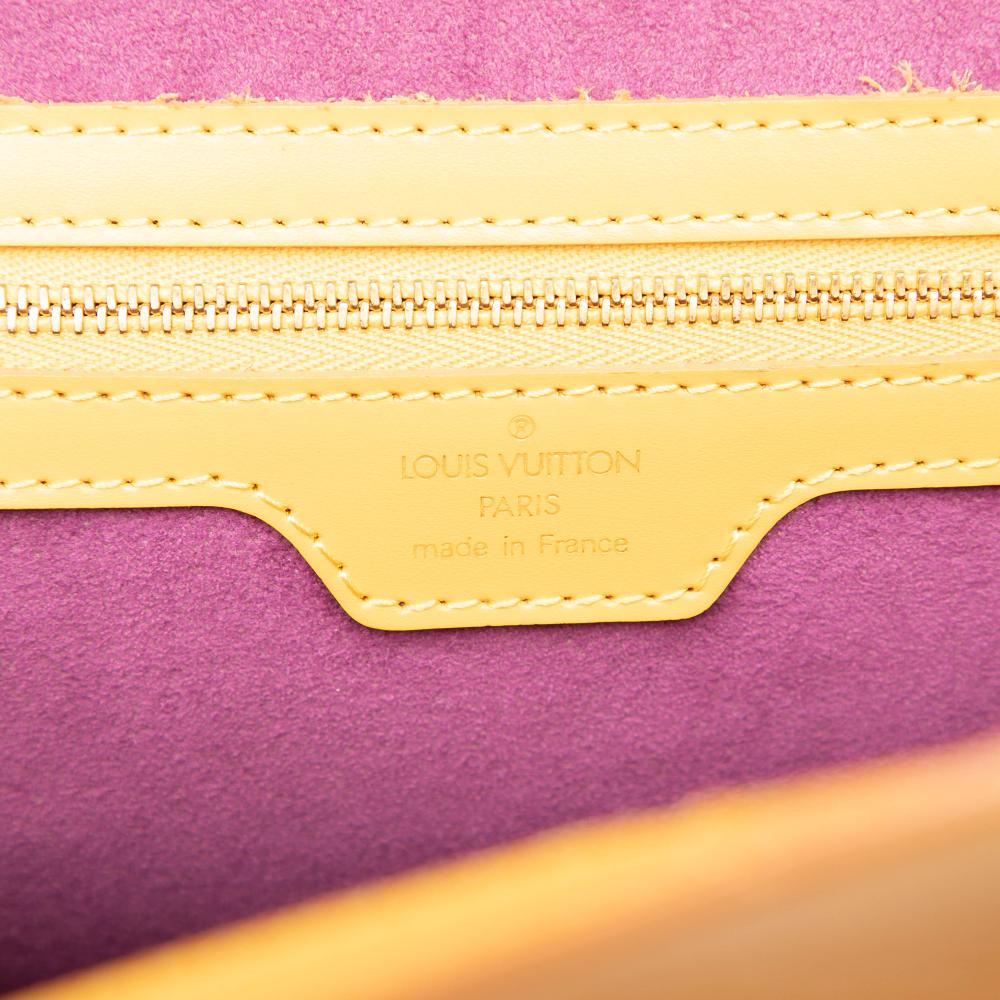 Louis Vuitton B Louis Vuitton Yellow Epi Leather Leather Epi Lussac France