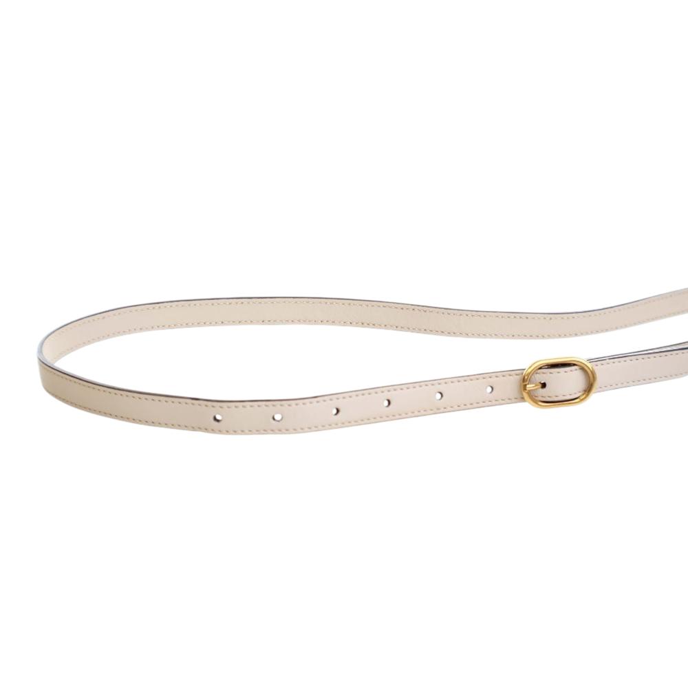 Gucci AB Gucci White Calf Leather Mini skin Bamboo Diana Satchel Italy