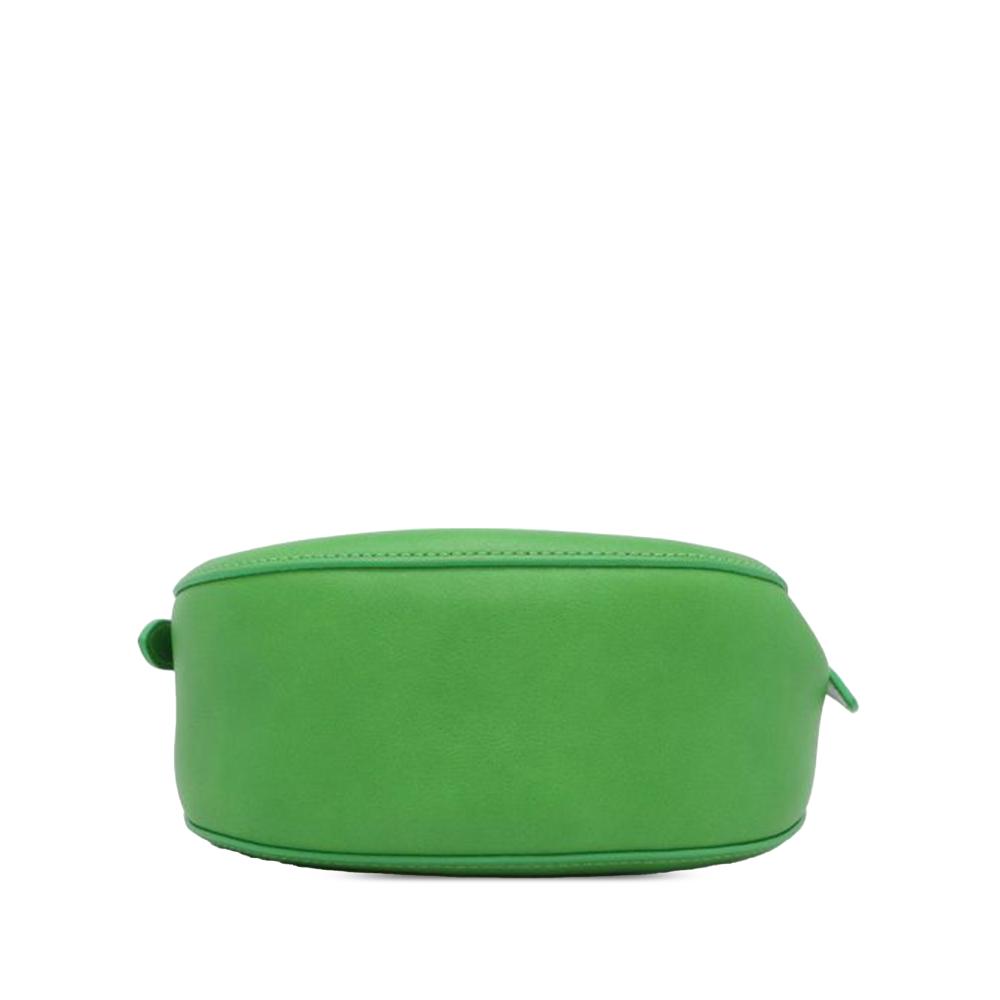 Chloé B Chloé Green Light Green Calf Leather Small Kiss Satchel Italy