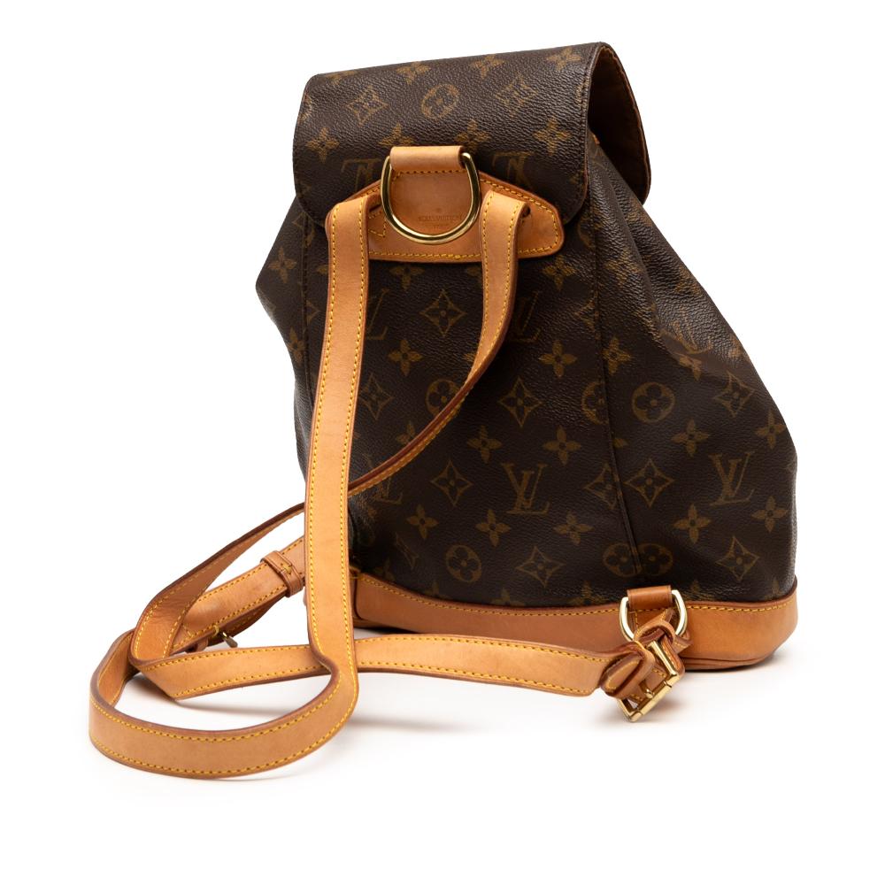 Louis Vuitton B Louis Vuitton Brown Monogram Canvas Fabric Monogram Montsouris MM France