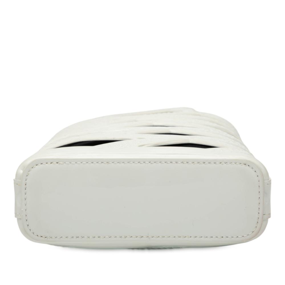 Balenciaga AB Balenciaga White Calf Leather Neo Basket Phone Holder Italy