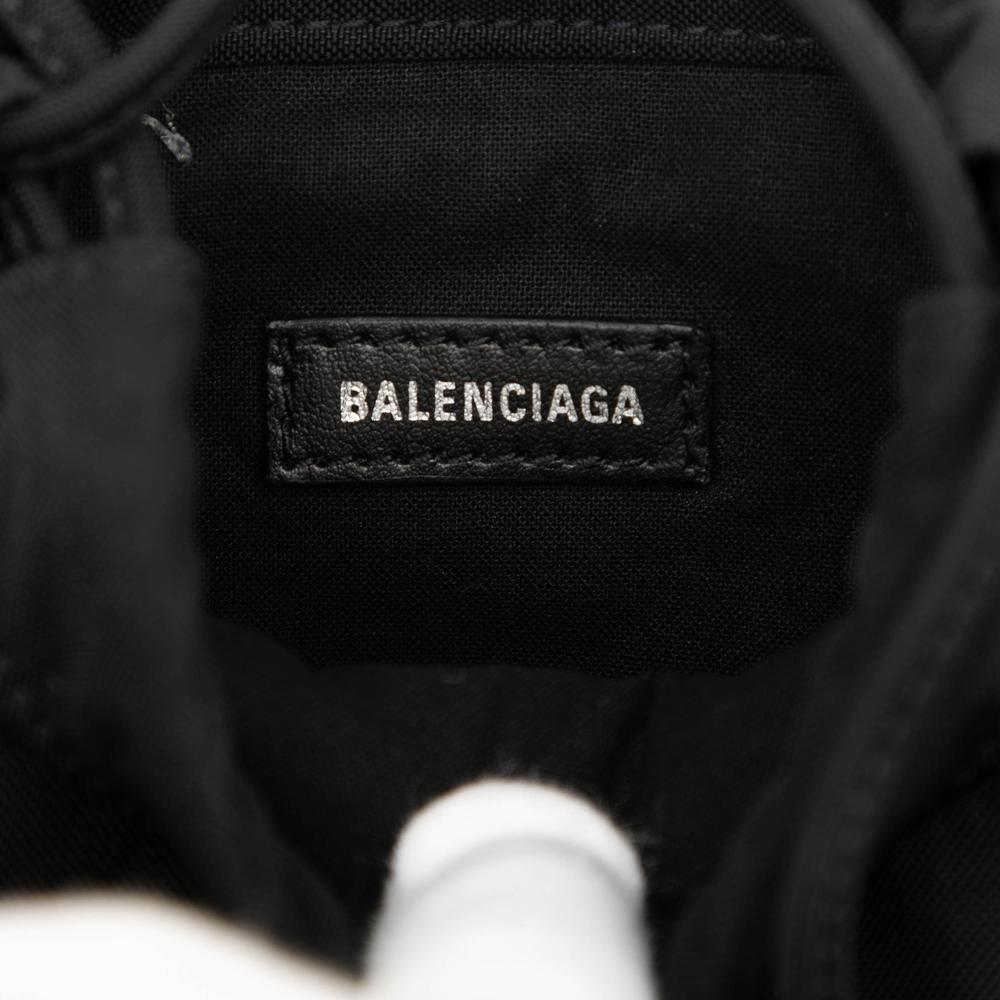 Balenciaga AB Balenciaga White Calf Leather Neo Basket Phone Holder Italy