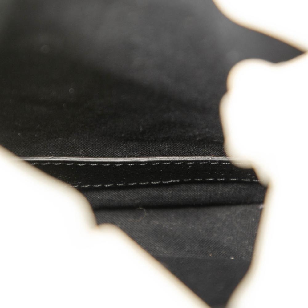 Balenciaga B Balenciaga White Calf Leather Mini skin Logo Shopping Phone Holder Italy